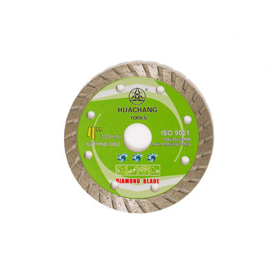 범용, 세라믹, 대리석과 콘크리트를 위한 콜드-프레스 4 인치 105*1.8/1.2*10*8*20mm 터보 다이아몬드 블레이드