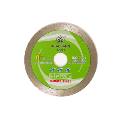 105×1.2×20MM 4 인치 타일 벽돌 용 연속 림 다이아몬드 블레이드