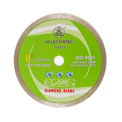 200mmx22.23mm 벽돌용 8인치 연속 림 다이아몬드 블레이드