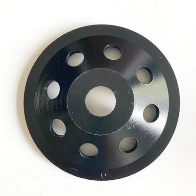높은 수준읜 4.5 인치 레이저는 콘크리트, 돌, 단단한 건재를 위한 115 밀리미터 단일 열 다이아몬드 컵 휠을 용접했습니다