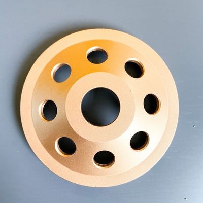 높은 수준읜 4.5 인치 레이저는 콘크리트, 돌, 단단한 건재를 위한 115 밀리미터 단일 열 다이아몬드 컵 휠을 용접했습니다