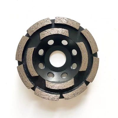 구체적인 Huachang 도구를 위한 105mm 4 두 배 줄 다이아몬드 컵 바퀴 갈기