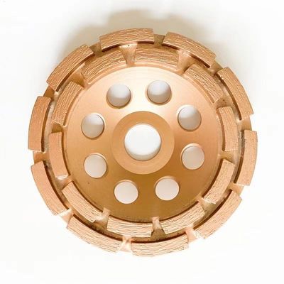 115mm 4-1/2인치 스톤 더블 다이아몬드 컵 용 더블 행 다이아몬드 컵 휠