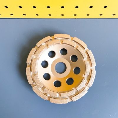 115mm 4-1/2인치 스톤 더블 다이아몬드 컵 용 더블 행 다이아몬드 컵 휠