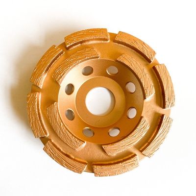 115mm 4-1/2인치 스톤 더블 다이아몬드 컵 용 더블 행 다이아몬드 컵 휠