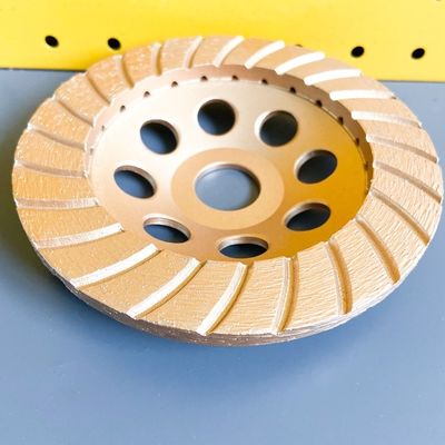 화창 도구 6 인치는 콘크리트, 돌, 건재를 위한 컵 휠을 부수는 150 밀리미터 다이아몬드 연속적인 터보를 소결시켰습니다