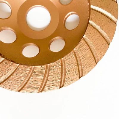 콘크리트, 돌 동안 컵 휠을 부수는 고급 품질 7 인치 180×4.5×20×22.23mm 다이아몬드 연속적인 터보