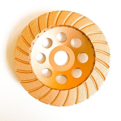 콘크리트, 돌 동안 컵 휠을 부수는 고급 품질 7 인치 180×4.5×20×22.23mm 다이아몬드 연속적인 터보