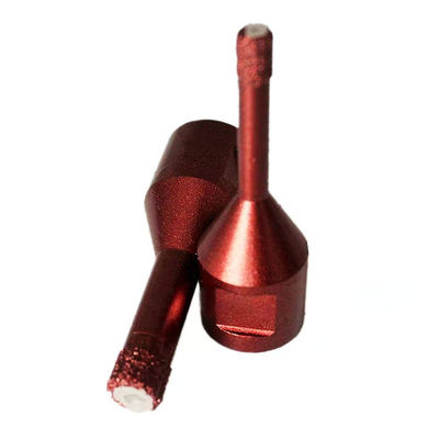 화강암 진공 납땜 다이아몬드 비트를 위한 8×8×M14×60MM 금강석 드릴 약간은 장수로서 천공합니다