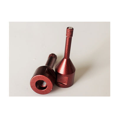 화강암 진공 납땜 다이아몬드 비트를 위한 10×8×M14×60MM 금강석 드릴 약간은 장수로서 천공합니다