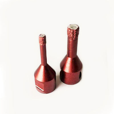 화강암 진공 납땜 다이아몬드 비트를 위한 12×8×M14×60MM 금강석 드릴 약간은 장수로서 천공합니다