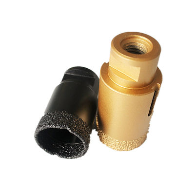 화강암 진공 납땜 다이아몬드 비트를 위한 고급 품질 25×8×M14×60MM HUACHANG 다이아몬드 드릴 비트는 장수로서 천공합니다