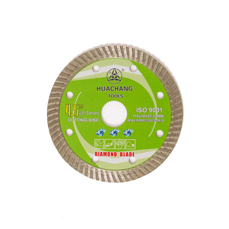 4.5 인치 석조 타일 터보 다이아몬드 블레이드 톱 115 x 22.2mm 115 타일 커팅 디스크