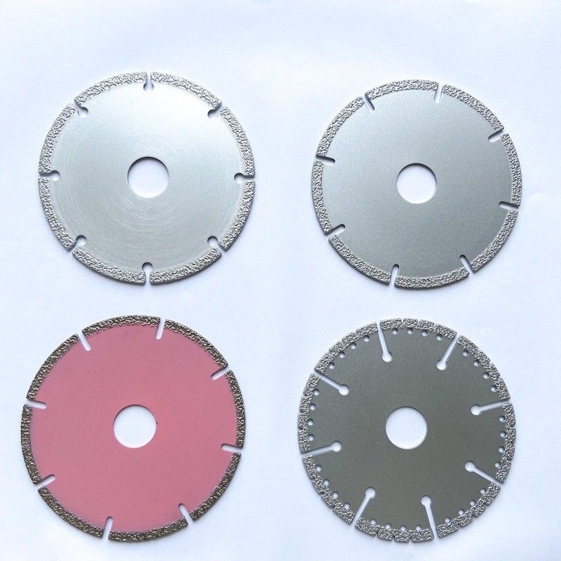 고급 품질 4.5 인치 115×1.4/2.4×6×9T×22.23mmVacuum 납땜 다이아몬드 연마 자르는 디스크